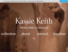 Tablet Screenshot of kassiekeith.com